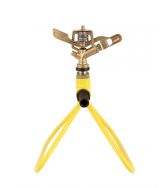 360 Degree Rotating Automatic Garden Brass Sprinkler with Stand Heavy Duty Brass Impact Head Sprinkler