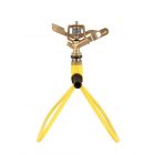 360 Degree Rotating Automatic Garden Brass Sprinkler with Stand Heavy Duty Brass Impact Head Sprinkler