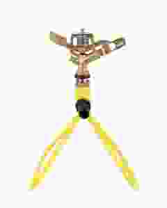 360 Degree Rotating Automatic Garden Brass Sprinkler with Stand Heavy Duty Brass Impact Head Sprinkler