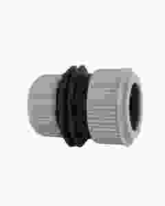 1/2 Inch to 1/2 Inch Garden Water Hose Connector Pipe to Pipe Quick Connectors Joining Mender Pipe Fitting Joiner Connector ( Grey )