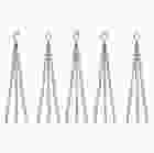 Metal Chain with Hook for Hanging Basket,Bird Feeder Hanging Pots (Black,Pack of 5)