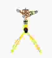 360 Degree Rotating Automatic Garden Brass Sprinkler with Stand Heavy Duty Brass Impact Head Sprinkler