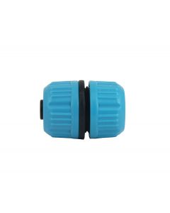 1/2 Inch to 1/2 Inch Garden Water Hose Connector Pipe to Pipe Quick Connectors Joining Mender Pipe Fitting Joiner Connector (Blue)